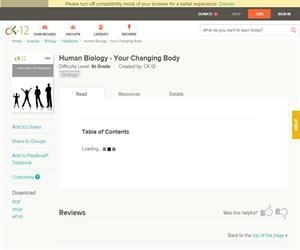 Human Biology - Your Changing Bod?