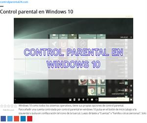 Control Parental Windows 10 - Guía para aprender a configurarlo en 2019