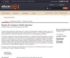 1era Región Quechua (Educarchile)
