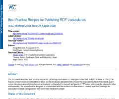 Best Practice Recipes for Publishing RDF Vocabularies