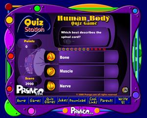 Human Body Quizz Game ¿Qué sabes del cuerpo humano? ¿Y del vocabulario en inglés del mismo?