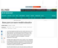Bases para un nuevo modelo educativo, por Antonio Vaquero | El País