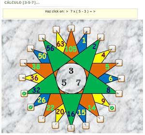 Cálculo [3, 5, 7,..] juega y practica operaciones matemáticas básicas