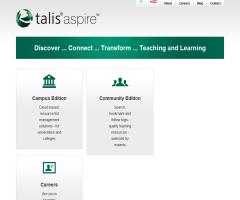 Talis Aspire. Soluciones y servicios de gestión de recursos educativos para universidades, alumnos y profesores