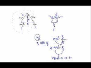 Problema de trigonometría (sobre un compás)
