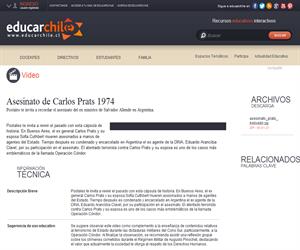 Asesinato de Carlos Prats 1974 (Educarchile)