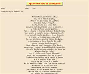 62ª Ficha de ortografía de Don Quijote de la Mancha
