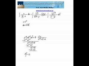 Cálculo de una integral irracional sencilla