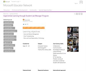 Aprendizaje experiencial a través del programa Student Lab Manager