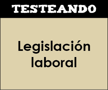 Legislación laboral. 2º Bachillerato - Economía de la empresa (Testeando)