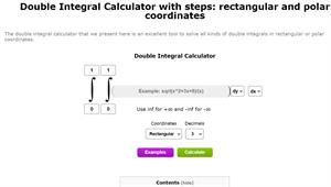 Double Integral Calculator with steps