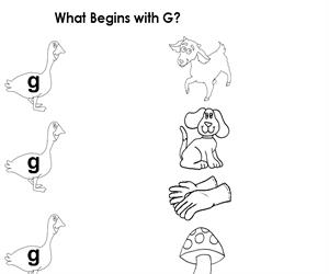 Activity Sheet - Draw a line to G (Educarchile)