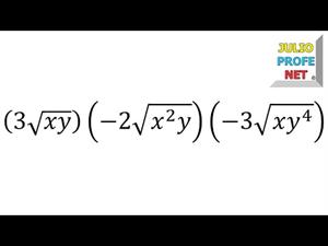 Multiplicación de radicales del mismo índice (JulioProfe)