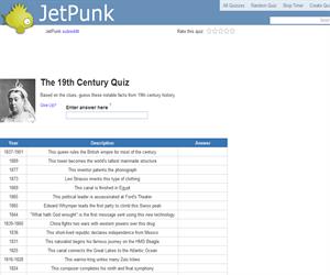 The 19th Century Quiz