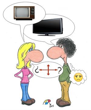 Laura y Juan... y el problema del televisor