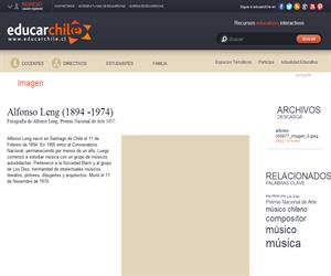 Alfonso Leng (1884 -1974) (Educarchile)