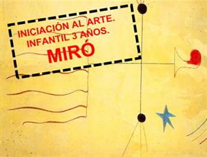 Arte infantil con Joan Miró