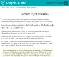 Razones trigonométricas