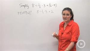 El orden de las operaciones matemáticas (vídeo de Brightstorm)