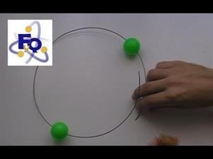 Experimentos caseros de Física: Fuerza centrífuga con dos bolas