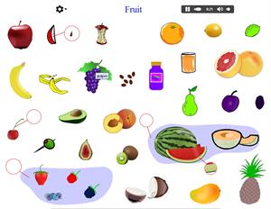 Vocabulary of fruits (languageguide.org)