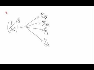 Potencias y exponente fraccionario - Cuestión 4