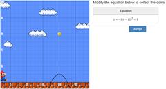 Super Mario Quadratics. Ecuaciones y parábolas.