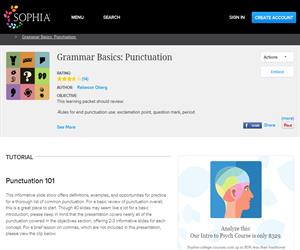 Grammar Basics: Punctuation