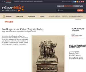 Los Burgueses de Calais (Auguste Rodin) (Educarchile)