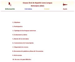 Corpus oral de Español como Lengua Extranjera