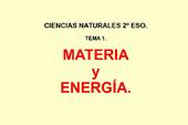 Materia y energía
