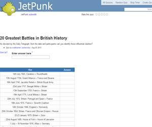 20 Greatest Battles in British History