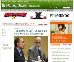 Tim Berners-Lee: 'La Web 3.0 es la Web 2.0 sin barreras'