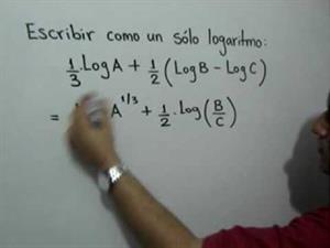 Reducir varios logaritmos a uno solo (JulioProfe)