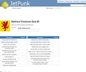 Mythical Creatures Quiz 2