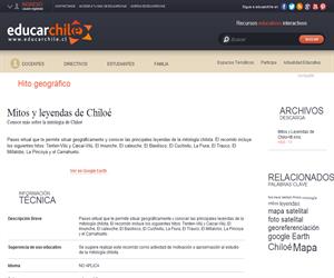 Mitos y leyendas de Chiloé (Educarchile)
