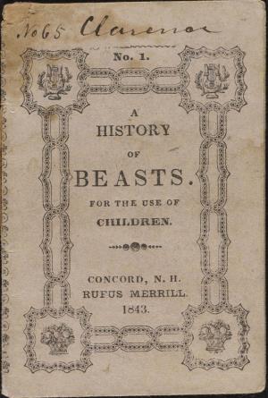 A history of beasts for the use of children (International Children's Digital Library)