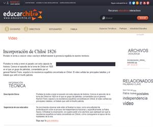 Incorporación de Chiloé 1826 (Educarchile)