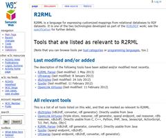 R2RML - Semantic Web Standards