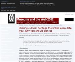 Sharing cultural heritage the linked open data way: why you should sign up