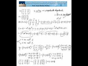 Diagonalización ortogonal - matriz 3x3