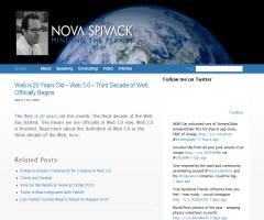 Web is 20 Years Old – Web 3.0 – Third Decade of Web, Officially Begins (Nova Spivack - Minding the Planet)