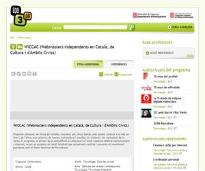 WICCAC (Webmàsters Independents en Català, de Cultura i d'Àmbits Cívics) (Edu3.cat)