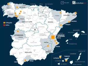 Grandes incendios forestales en España durante 2012
