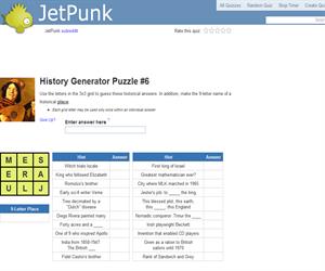 History Generator Puzzle 6