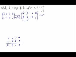 Inversa de una matriz 2x2