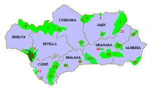 Espacios naturales de Andalucía