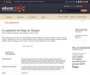 La expedición de Diego de Almagro (Educarchile)