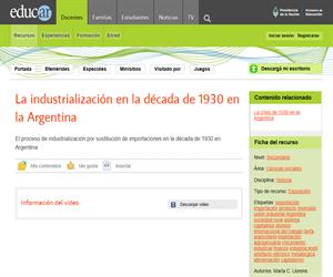 La industrialización en la década de 1930 en la Argentina