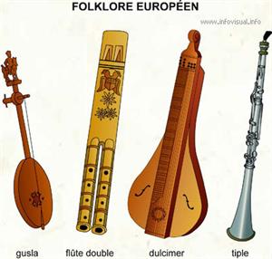 Folklore européen (Dictionnaire Visuel)